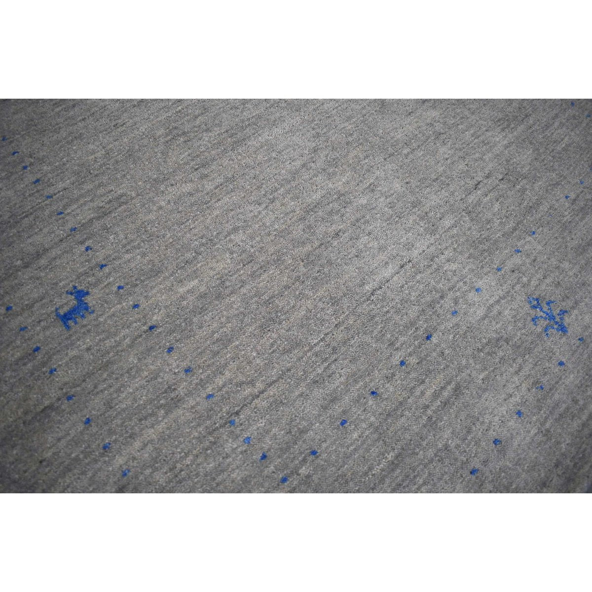 Gabbeh vloerkleed grijs - 177x118 cm - HANDGEMAAKT