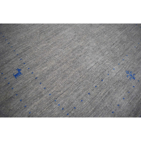Gabbeh vloerkleed grijs - 177x118 cm - HANDGEMAAKT