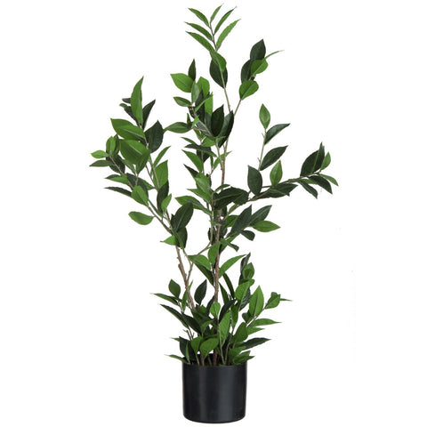 J-Line plant Laurier In Pot - kunststof - groen - large