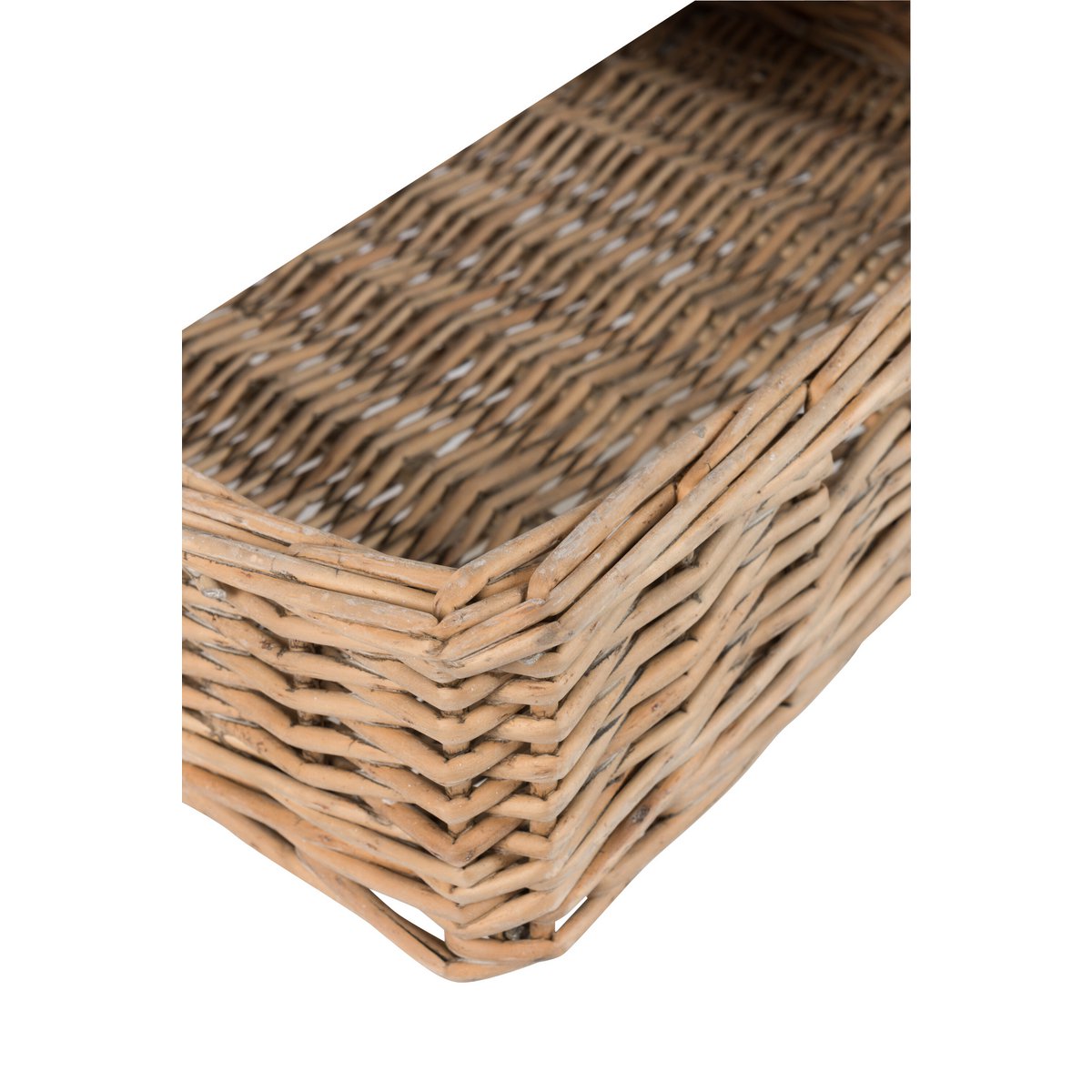 J-Line nachttafel - 1 maand - hout - naturel/ zwart - S