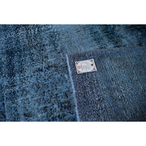 Blauw vintage vloerkleed - 258x160 cm - HANDGEMAAKT