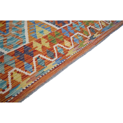 Kleurrijke kelim - 200x150 cm - HANDGEMAAKT