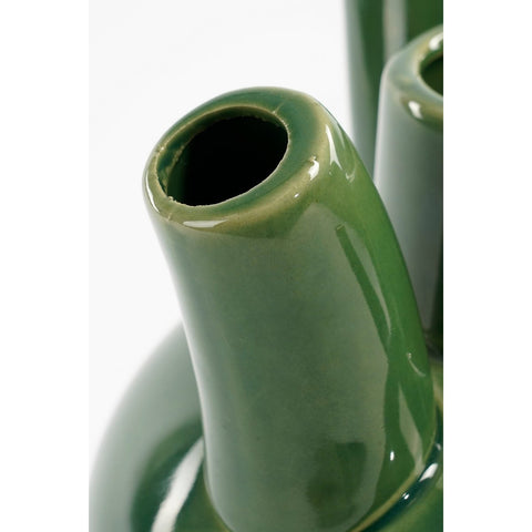 Marlijn Tulpenvaas - H28 x Ø20 cm - Keramiek - Groen