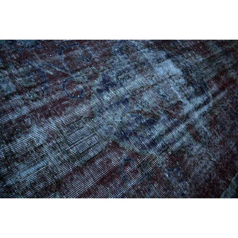 Blauw vintage vloerkleed - 281x174 cm - HANDGEMAAKT