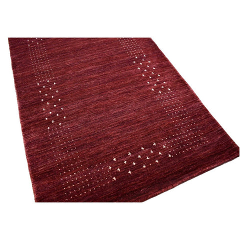 Rode Gabbeh loper - 437x90 cm - HANDGEMAAKT
