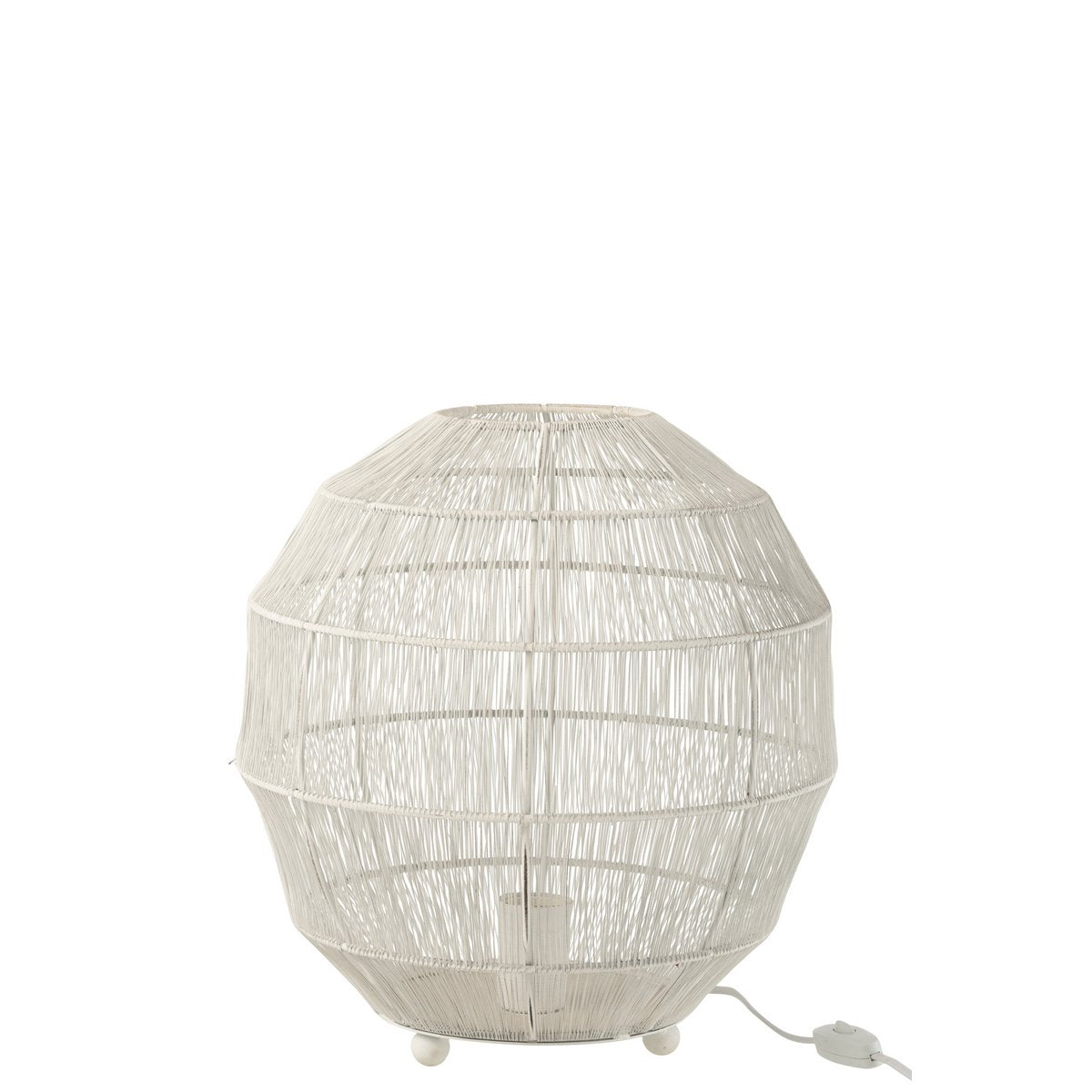 J-Line tafellamp - metaal - wit