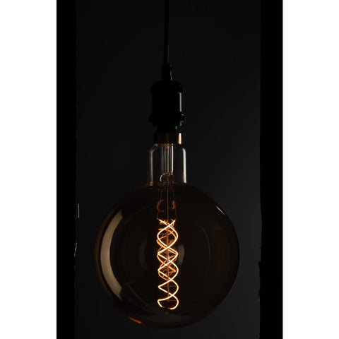J-Line Ledlamp Amber G200 Double Spiral E27