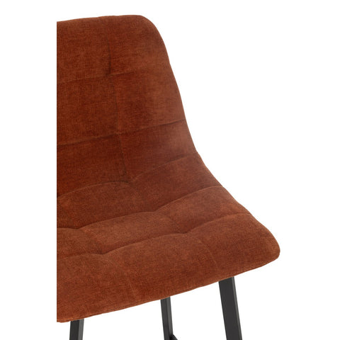 J-Line Barstoel Kent Metaal/Polyester Roest