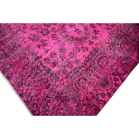 Roze vintage vloerkleed - 265x170 cm - HANDGEMAAKT