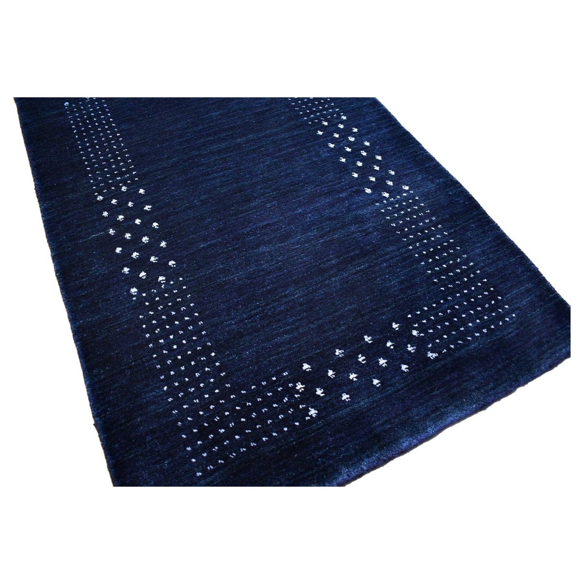 Blauwe Gabbeh loper - 284x80 cm - HANDGEMAAKT
