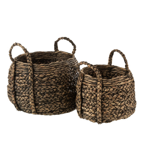 J-Line manden Compact - waterhyacinth - donkerbruin
