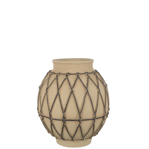 J-Line bloempot Berber - cement - beige - large