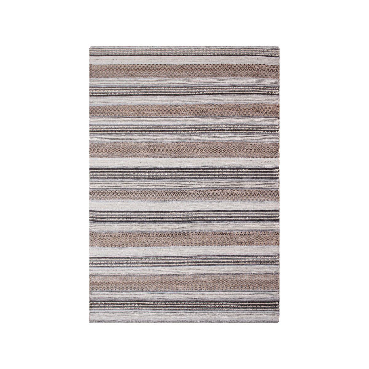 Morena Rug - Vloerkleed, handgeweven, natuur/grijs, 160x230 cm