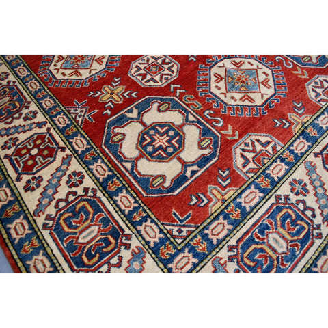 Kazak vloerkleed - 222x180 cm - HANDMADE