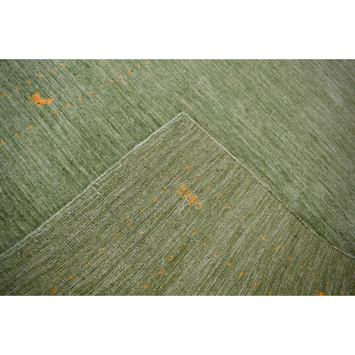 Groen Gabbeh vloerkleed - 175x116 cm - HANDGEMAAKT