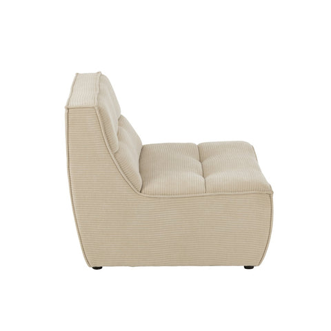 J-Line Sofa Grid Populierenhout/Schuim Beige