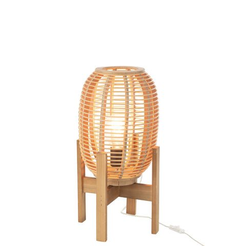 J-Line lamp Stand Noa - hout - naturel - klein