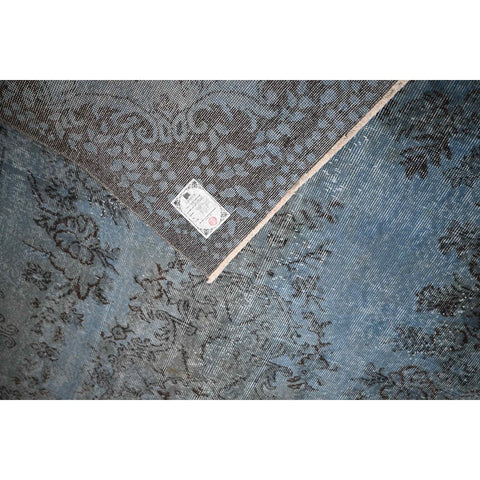 Blauw vintage vloerkleed - 274x152 cm - HANDGEMAAKT
