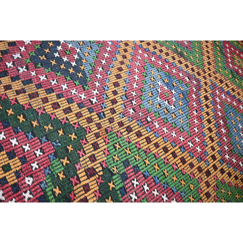 Kleurrijke kelim - 338x180 cm - HANDGEMAAKT