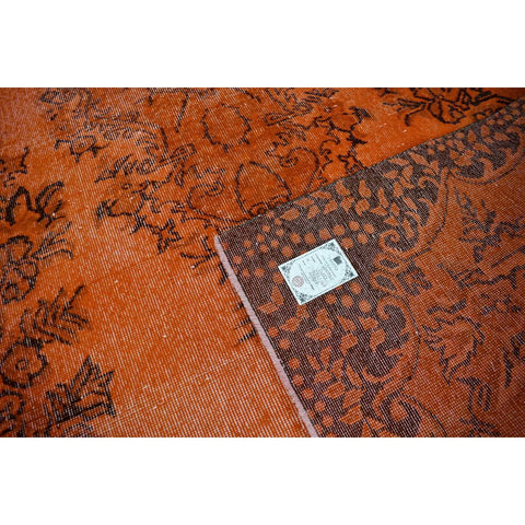 Oranje vintage vloerkleed - 295x167 cm - HANDGEMAAKT