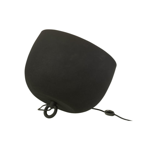 J-Line lamp Rond - metaal - zwart/goud - large