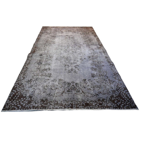 Grijs vintage vloerkleed - 284x160 cm - HANDGEMAAKT