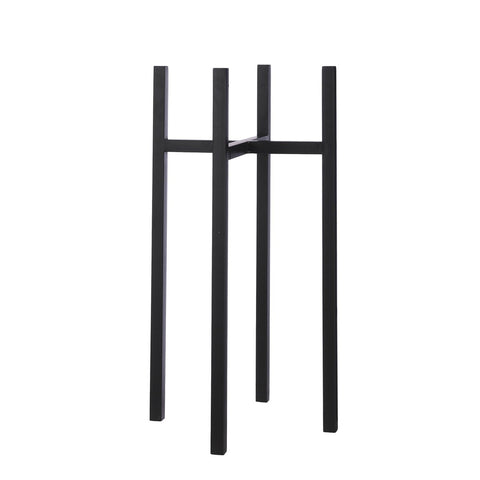 Ascot Plantenstandaard XL - L38 x B38 x H71 cm - Metaal - Zwart