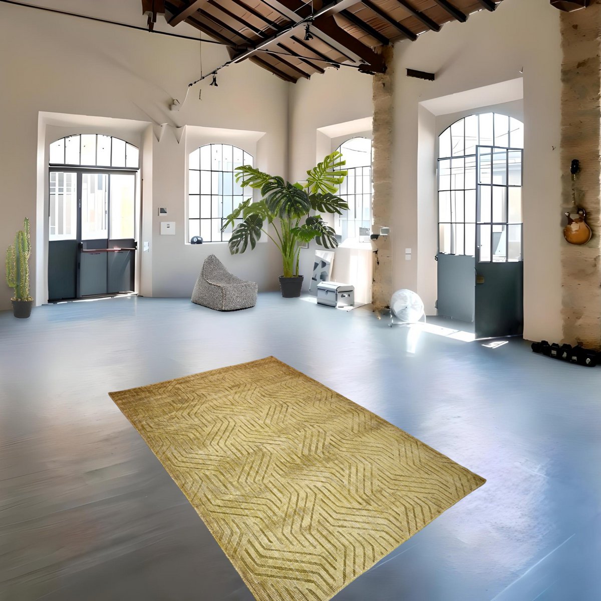 Modern vloerkleed - 245x170 cm - HANDGEMAAKT