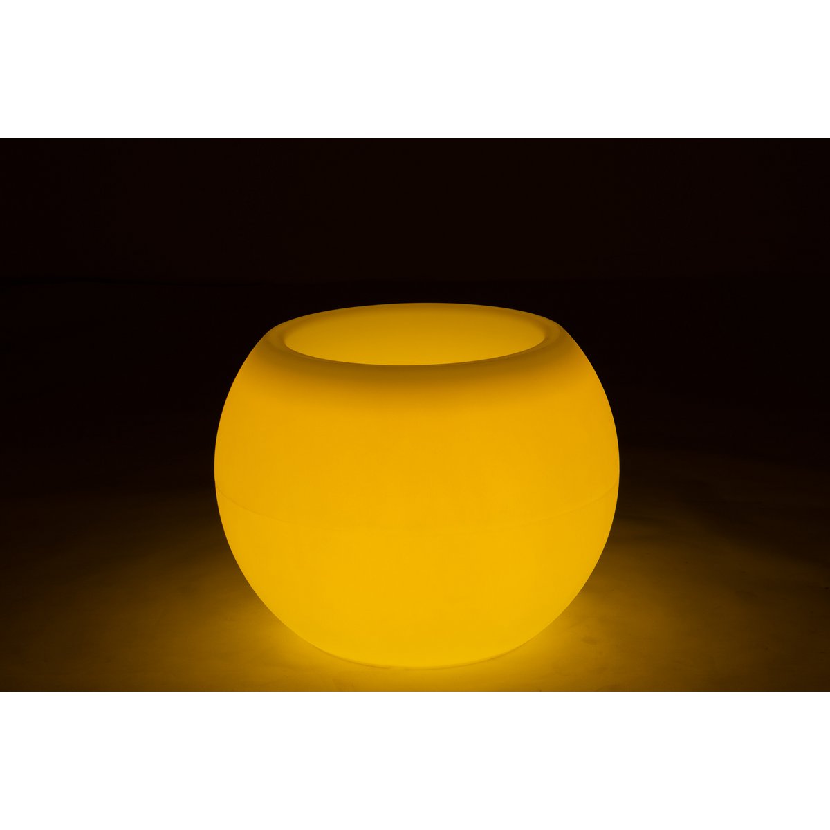 J-Line lamp Bloempot - kusntstof - mix - LED - tuinverlichting