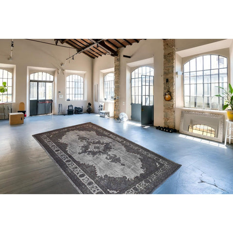 Carved vintage vloerkleed - 283x178 cm - HANDGEMAAKT