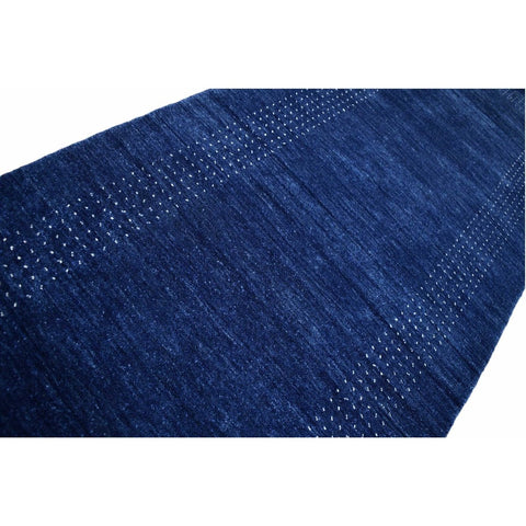 Blauwe Gabbeh loper - 198x70 cm - HANDGEMAAKT