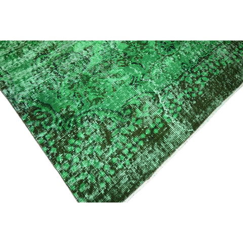 Groen vintage vloerkleed - 260x144 cm - HANDGEMAAKT