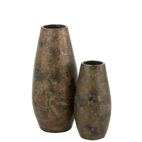 J-Line vaas Mix Terracotta - keramiek - large