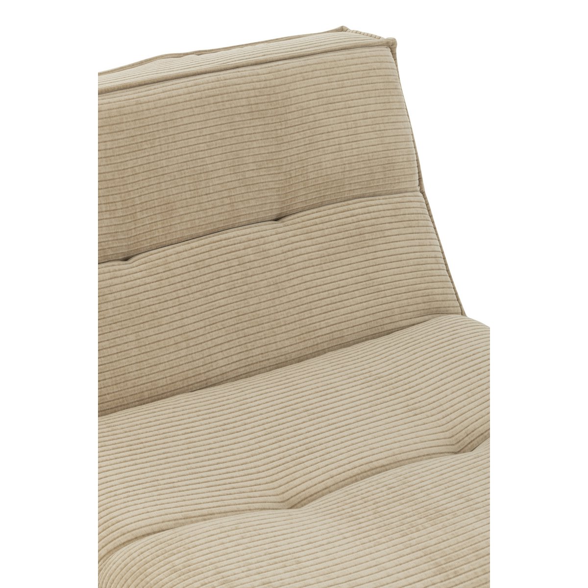 J-Line Sofa Grid Populierenhout/Schuim Donker Beige
