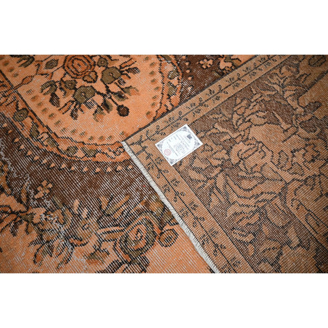 Oranje vintage vloerkleed - 288x173 cm - HANDGEMAAKT