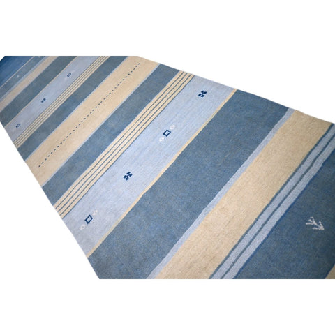 Gestreepte Gabbeh loper - 312x80 cm - HANDGEMAAKT
