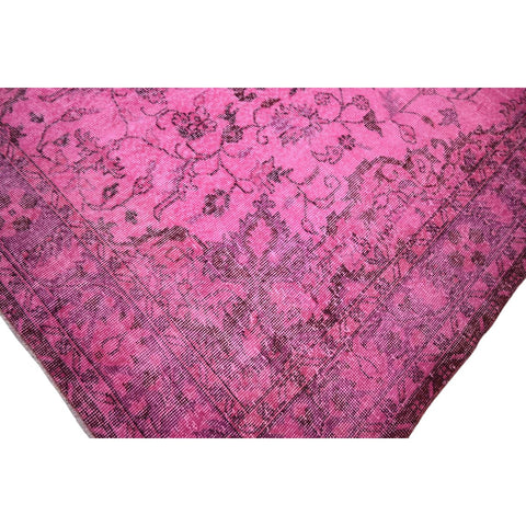 Roze vintage vloerkleed - 300x184 cm - HANDGEMAAKT