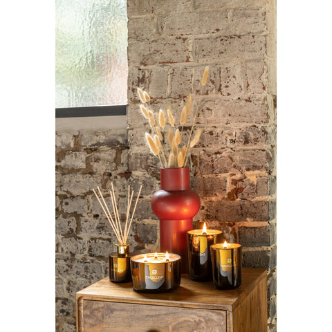 J-Line geurkaars Excellent - glas - oker – M - 80U