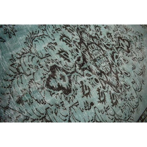 Turquoise vintage vloerkleed - 277x181 cm - HANDGEMAAKT
