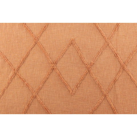 J-Line Plaid - katoen - zalm - 190 x 56 cm
