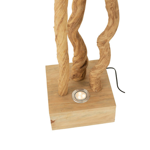 J-Line Staanlamp Takken Hout Naturel