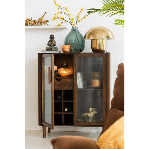 J-Line lamp Paddenstoel - ijzer - goud - small