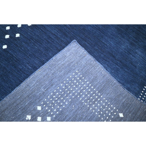 Blauw Gabbeh vloerkleed - 175x120 cm - HANDGEMAAKT