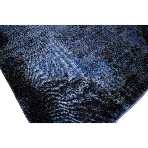 Blauw vintage vloerkleed - 270x157 cm - HANDGEMAAKT