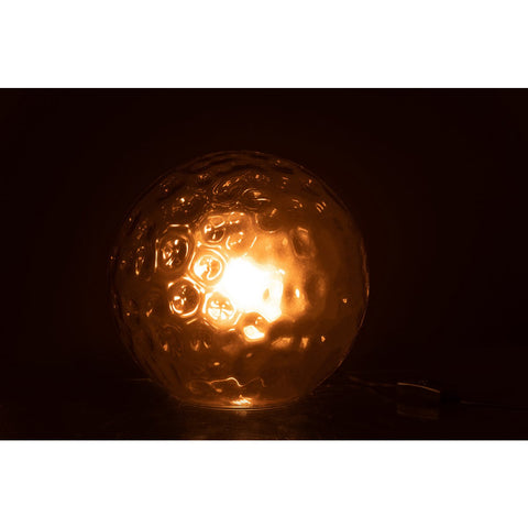 J-Line Bollie tafellamp - glas - lichtgrijs - S