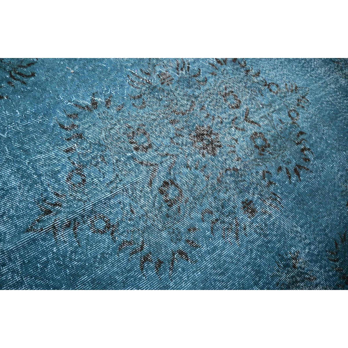Blauw vintage vloerkleed - 270x158 cm - HANDGEMAAKT