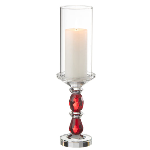 J-Line Kaarshouder Marie Kristal Rood/Transparant Large