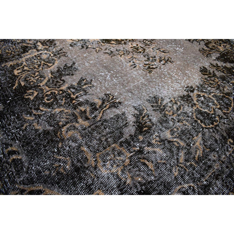 Grijs super vintage vloerkleed - 290x174 cm - HANDGEMAAKT