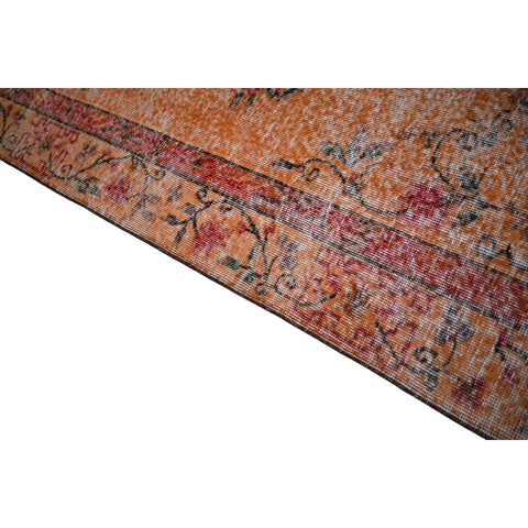 Oranje vintage vloerkleed - 284x184 cm - HANDGEMAAKT