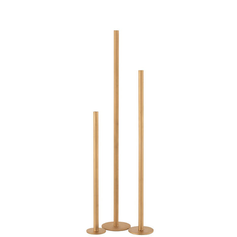J-Line kandelaar Hoog Modern - metaal - goud